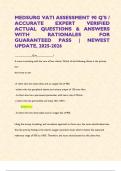 MEDSURG VATI ASSESSMENT 90 Q'S &sol; ACCURATE EXPERT VERIFIED ACTUAL QUESTIONS & ANSWERS WITH RATIONALES FOR GUARANTEED PASS &vert; NEWEST UPDATE&comma; 2025-2026 