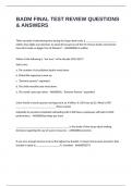 BADM FINAL TEST REVIEW QUESTIONS & ANSWERS