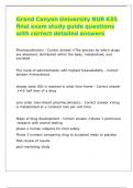 Grand Canyon University NUR 635 final exam study guide questions with correct detailed answers 