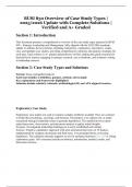 BUSI 830 Overview of Case Study Types &ndash; 2025&sol;2026 Update &ndash; Complete Solutions &ndash; Verified and A&plus; Graded