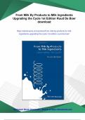 From Milk By Products to Milk Ingredients Upgrading the Cycle 1st Edition Ruud De Boer - Digital Download