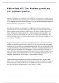 Fahrenheit 451 Test Review questions and answers passed