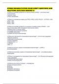 STROKE REHABILITATION EXAM SCRIPT QUESTIONS AND SOLUTIONS 2025&sol;2026 GRADED A&plus;