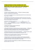 STROKE REHABILITATION EXAMINATION TEST QUESTIONS AND SOLUTIONS 2025&sol;2026 GRADED A&plus;