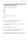CSU CON 101 EXAM 1 QUESTIONS WITH COMPLETE SOLUTIONS&period;