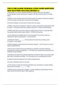 TFM 12 FIRE ALARM TECHNICAL STUDY GUIDE QUESTIONS AND SOLUTIONS 2025&sol;2026 GRADED A&plus;