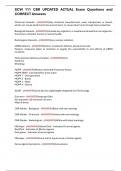 SCW 111 CBR UPDATED ACTUAL Exam Questions and CORRECT Answers