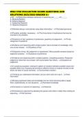WGU C168 EVALUATION EXAMS QUESTIONS AND SOLUTIONS 2025&sol;2026 GRADED A&plus;