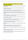 WGU C168 TEST PAPER QUESTIONS AND SOLUTIONS 2025&sol;2026 GRADED A&plus;