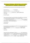 NRA BASIC PERSONAL PROTECTION IN THE HOME&comma; QUESTIONS WITH CORRECT ANSWERS 2025