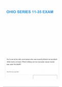 OHIO SERIES 11-35 EXAM QUESTIONS WITH SOLUTIONS 2025&sol; 2026 &lpar;COMPLETELY VERIFIED&rpar;