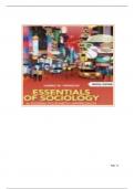 TEST BANK FOR Essentials of Sociology&colon; A Down to Earth Approach 14th Edition by James M&period; Henslin   ISBN&colon; 978-0137873739  COMPLETE GUIDE ALL CHAPTERS COVERED 100&percnt; VERIFIED A&plus; GRADE ASSURED&excl;&excl;&excl;&excl;&excl;NEW LATEST UPDATE&excl;&excl;&excl;&excl;
