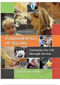 Test Bank For Fundamentals of Selling: Customers for Life Through Service 14th Edition by Charles M. Futrell . All Chapters 1-17