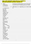 MISY 5380 MIDTERM EXAM WITH ALL CORRECT & VERIFIED ANSWERS &lpar;ALREADY GRADED A&plus;&rpar;
