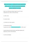 OM 300 Exam 2 Chilcutt Exam questions with correct verified detailed answers latest updated version