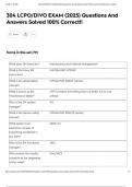 304 LCPO&sol;DIVO EXAM &lpar;2025&rpar; Questions And Answers Solved 100&percnt; Correct&excl;&excl;