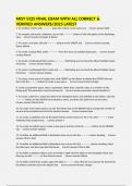 MISY 5325 FINAL EXAM WITH ALL CORRECT & VERIFIED ANSWERS&sol;2025 LATEST