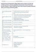 Exam &lpar;elaborations&rpar; CISI UK Financial Regulations &lpar;Regs&rpar; Mock  