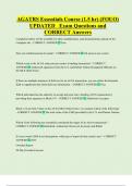 AGATRS Essentials Course &lpar;1&period;5 hr&rpar; &lpar;FOUO&rpar;  UPDATED   Exam Questions and  CORRECT Answers 