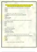 AYPO REAL ESTATE PRINCIPLES OF REAL ESTATE II EXAM STUDY GUIDE MOST TESTED QUESTIONS AND ANSWERS GRADED A&plus; WITH RATIONALE