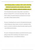PTCB Medication History Certificate &vert; 2025 LATEST UPDATED&vert;  COMPLETE QUESTIONS AND ANSWERS &vert; 100&percnt; RATED CORRECT &vert; 100&percnt; VERFIED &vert; ALREADY GRADED A&plus;&vert;GET A&plus;