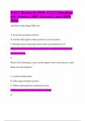 NACC Review for PSW&colon; Ch 1-7&vert; Questions and Answers&comma; 100&percnt; Correct&vert; Latest 2025-2026&excl;