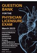 Comprehensive Medical Board Q-Bank &ndash; Internal Medicine&comma; Pediatrics&comma; OB-GYN&comma; Surgery & More &ndash; Harrison&rsquo;s Referenced Practice Questions