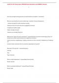 CanFit Pro FIS Theory Exam UPDATED Exam Questions and CORRECT Answers