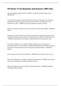 NY Series 17-52 Questions and Answers 100&percnt; Pass