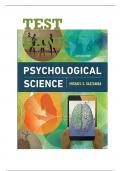 TEST BANK PSYCHOLOGICAL SCIENCE 6TH EDITION BY MICHAEL S&period; GAZZANIGA &vert; Complete Guide A&plus;