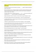 PRAXIS II - Interdisciplinary Early Childhood Education &lpar;5023&rpar; Exam Practice Questions and Answers Already Passed 