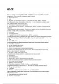 OSCE NEWEST 2025&sol;2026 QUESTIONS WITH DETAILED VERIFIED ANSWERS &lpar;100&percnt; CORRECT ANSWERS&rpar; &sol;ALREADY GRADED A&plus;