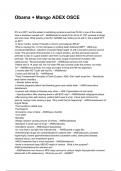 Obama &plus; Mango ADEX OSCE 2026&sol;2027 Revision Questions with Verified Expert Answers