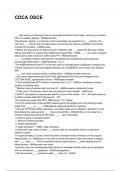 CDCA OSCE NEWEST 2025&sol;2026 QUESTIONS WITH DETAILED VERIFIED ANSWERS &lpar;100&percnt; CORRECT ANSWERS&rpar; &sol;ALREADY GRADED A&plus;