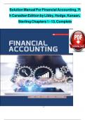 Solution Manual For Fundamentals of Financial Accounting 7th Edition Phillips &vert;newest  versions