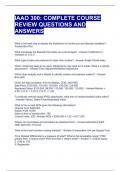 IAAO 300&colon; COMPLETE COURSE REVIEW QUESTIONS AND ANSWERS 
