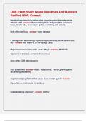 LMR Exam Study Guide Questions And Answers  Verified 100&percnt; Correct