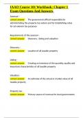 IAAO Course 101 Workbook Chapter 1 Exam Questions And Answers&period;docx