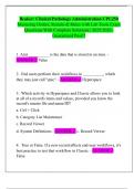 Beaker&colon; Clinical Pathology Administration CPL250  Mastering Orders&comma; Results & Rules with Lab Tools Exam  Questions With Complete Solutions &vert; 2025&sol;2026 &vert;  Guaranteed Pass&excl;&excl;