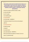 ABSA 4B FINAL EXAM&comma; PRACTICE EXAM AND STUDY GUIDE &lpar;ALL IN  ONE DOCUMENT&rpar; LATEST 2025 ACTUAL EXAM WITH COMPLETE  QUESTIONS AND CORRECT DETAILED ANSWERS &lpar;100&percnt; VERIFIED  ANSWERS&rpar; &vert;ALREADY GRADED A&plus;&vert; &vert;&vert;PROFESSOR VERIFIED&vert;&vert;  &vert;&vert;BRANDNEW&excl;&excl;&excl;&vert;&vert;