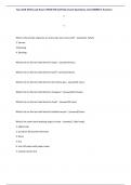 Taco Bell Shift Lead Exam UPDATED ACTUAL Exam Questions and CORRECT Answers