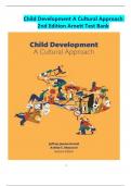 Child Development A Cultural Approach  2nd Edition Arnett Test Bank