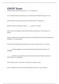 CRCST Exam 2025&period; 200 Questions And Answers