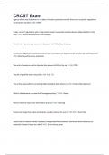 CRCST Exam 2025&sol;2026&period; 135 Questions And Answers 
