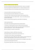 Police Test 1-4 Questions and Answers Fully Solved 