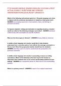  FTCE NAVAED MIDDLE GRADES ENGLISH 5-9