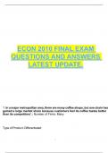 ECON 2010 FINAL EXAM QUESTIONS AND ANSWERS LATEST UPDATE&period;