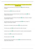 Louisiana EDDA cert Exam Questions and Answers &vert;Complete Solutions Graded  A&plus;&vert;100&percnt; Correct 