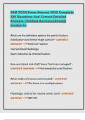 SSM TCAR Exam Newest 2025 Complete  200 Questions And Correct Detailed  Answers &lpar;Verified Answers&rpar;&vert;Already  Graded A&plus; 