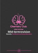 TEST BANK for Chemistry Mid-term revision&period; Made By&colon; The Whole Facilitation Members
